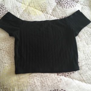 Nordstrom off the shoulder crop top